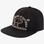 The Hundreds 'Draft' Snapback Hat Black Cap Unisex Adult Mens Womens WMNS