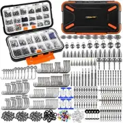 264/Organized Fishing Tackle Box with Tackle 397pcs Fishing Accessories Kit