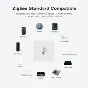 THIRDREALITY Zigbee Temperature and Humidity Sensor Lite,Smart White