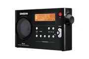 PRD7BK FM/ AM Digital Tuning Portable Rechargeable Receiver Black