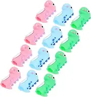 VILLFUL Cute Animal Pencil Caps Silicone Pencil 12pcs Animal Pen Toppers for Boys and Girls Back to School Reward