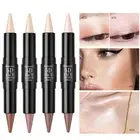 Double-head Concealer Stick Highlighter Stick Concealer Pen Face Make Up Shadow^