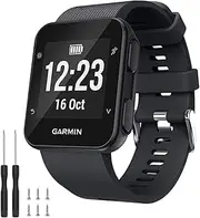 Fleshy Leaf Bands Compatible with Band Compatible with Garmin Forerunner 35/Forerunner 30, Soft Silicone Replacement Watch Band Strap for Garmin Forerunner 35 Smart Watch