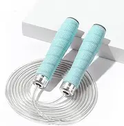 HCE Weighted Jump Rope for Fitness, Adjustable Heavy Skipping Rope Tangle-Free Ball Bearing Rapid Speed Jump Ropes Workout Jumping Rope for Men, Women and Kids