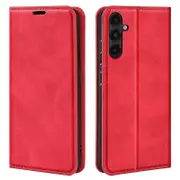 For Samsung Galaxy M14 5G ic Flip Stand Wallet Phone Cover Skin-touch Leather Phone Case