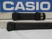 Casio Watch Band AQ-S800 Black Resin Strap Watchband for Tough Solar 5 Alarm