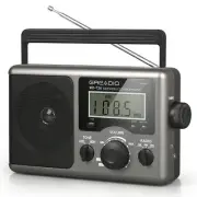 Greadio Portable Shortwave Radio with Best ReceptionAM FM TransistorLCD Displ...