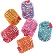 Cat Spring Toys Colorful Coil Spring Action Cat Toy Stretchable Pet Play Toy for Cat Kitten (6Pcs, Random Color)