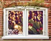 3D Leaf Light A697 Window Film Print Sticker Cling Stained Glass UV Zoe