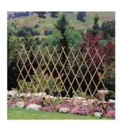 Expandable Bamboo Wooden Garden Trellis Lattice Fence for Climbing Plants