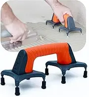 EasyLean Trowel Support Tool, Proudly Made-in-the-USA, Handy Hand Tool for Flooring, Drywall, Cement, and Adhesive Application, Support Tool for Floor Installers with Anti-Slip Spare Feet.