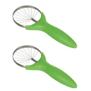 2x Progressive Prepworks Avocado Slicer Home/Kitchen Fruit Cutter/Scooper Green
