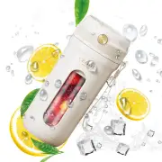 Portable Juicer Blender 350ml With 10 Blades Electric Fruit Juicer USB Charging Lemon Orange Fruit Juicing Cup Smoothie