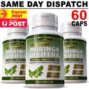 1 X Moringa 10000mg 60 Capsules Premium Quality Best Herb FREE POST AU !
