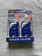 NERF Walkie Talkies Kids 1000ft Range Built in Clip/Blaster Mount
