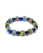 Jean Claude Jewelry Onyx Bead Stretch Bracelet