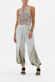 GILDED MESH TOP WITH NECKPIECE SAHARA STARLET