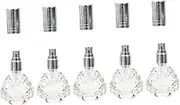PLAFOPE 15ml Spray Perfume Bottles Set Refillable Essential Oil Container Fashionable Design 5 Pieces Random Style