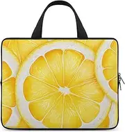 Laptop Case Sleeve Shockproof Computer Carrying Bag Lemon Slice Pattern Notebook Case Cover Laptop Bag Water Resistant Computer Cases Tablet Briefcase for Travel Business 17 Inch
