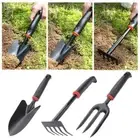 Garden Shovel Rake Spade Wooden Handle for Flowers Potted Outdoor Planting GXL