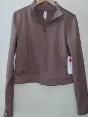 Yogalicious Polar Lux Run And Flow Half Zip Jacket Size XL L NWT Leafless Tree