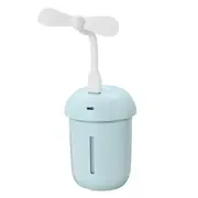 DC 5V 2W USB Humidifier 200mL Air Purify Water Meter Cooler Fan Mushroom Night Light Lamp