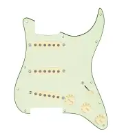 920D Custom Texas Grit Loaded Pickguard for Strat With Aged White Pickups and...