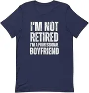 [Teegarb Letter Blanket] Funny Saying I'm Not Retired I'm Professional Boyfriend Sassy Novelty Women 2