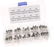 100pcs 5 * 20mm Fast-Blow Glass Fuses Quick Blow Tube Fuses Assorted Kit Amp
