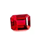 Stunning Ruby Emerald Cut AAA Quality Red EGL Certified Natural Loose Gemstone