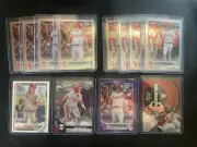 Bryson Stott 12 Card Rookie Lot Tops Chrome Bowman Philadelphia Phillies