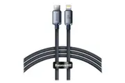 Baseus Crystal Shine Series Fast charging data cable USB-C to Lightning 20W 1.2m - Black