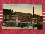 Postcard Stevens Mill Andover MA Massachusetts