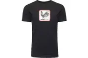 Goorin Bros The Animal Farm T Shirt Top Short Sleeve Rooster - Made in Portugal - Black - M