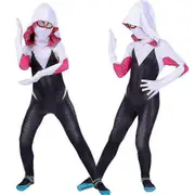 4-10 Years Kids Girls Spider Gwen With Mask Cosplay Jumpsuit Costume CDSH 9-10 Years