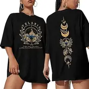 [Elemevol] Beach Coconut Trees Shirts for Women Hawaiian Graphic Tshirt Holiday Shirt Summer Vacation Beach Tees Tops