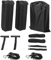 Vaveren Universal Car Soft Roof Rack Pads Adjustable Straps Luggage Carrier System for Kayak Canoe with Tie Down Straps and Rope