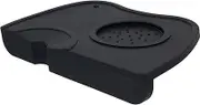 Tongke Tamper Mat, Silicone Coffee Tamper Station Espresso Tamp Anti-Slip Mat Barista Tool Tamp Mat, Espresso Tamp Mat (Black)