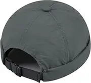 [Clakllie] Lightweight Docker Hat Brimless Hats Quick Dry Beanie Skull Cap Water Resistant Rolled Cuff Retro Sailor Cap
