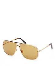 Tom Ford Stavros Navigator Sunglasses, 63mm