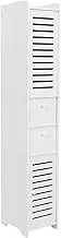 LOCADENCE Bathroom Storage Cabinet, 46.5 x 9.8 x 7.9in Floor Cabinet, Bathroom Storage Organizer Rack Stand for Living Room, Entryway, Kitchen