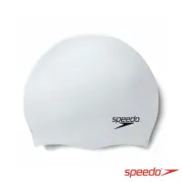 在飛比找momo購物網優惠-【SPEEDO】成人 矽膠泳帽 Plain Moulded(