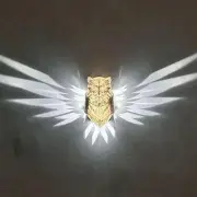 3D Animal LED Wall Night Light, Home Decoration Carving Lamp, Owl Wall Light ...