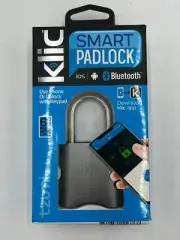 Tzumi Klic Smart Padlock Bluetooth Enabled New in Package Not Tested