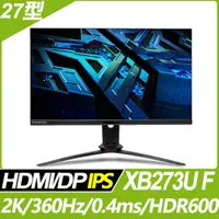 在飛比找PChome24h購物優惠-Acer Predator XB273U F HDR600 