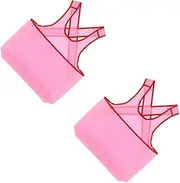 [GLSTOY] 2pcs Hanging Laundry Apron Oxford Cloth Kitchen Bib with Large Pockets