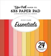 Echo Park Double-Sided Paper Pad 6"X6"-Warm