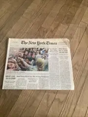 January 5, 2002 The New York Times War On Terror Full-Newspaper