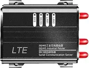 [EXVIST] 4G LTE WiFi Router with SIM Card Slot, Industrial 4G LTE Router with EG25-G, RS232, VPN, External Antennas for Smart Home, Video Surveillance, Industrial Control etc.