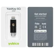 Yubico YubiKey 5Ci FIPS 140-2 Validated, Lightning Port USB-C, 2FA Security Key